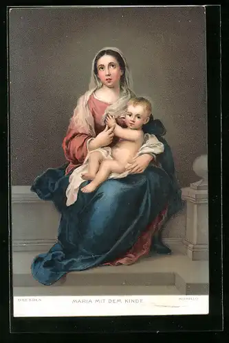 Künstler-AK Stengel & Co. Nr. 29713: Maria mit dem Kinde