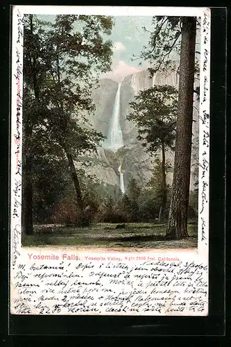 AK California, Yosemite Falls at Yosemite Valley