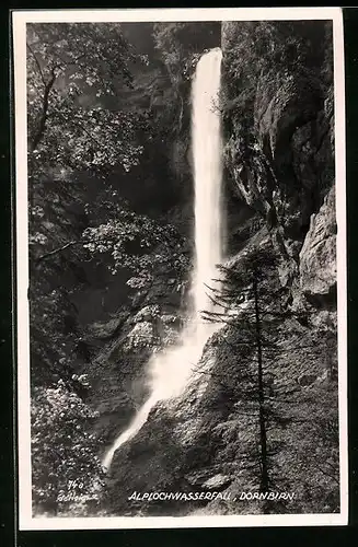 AK Dornbirn, Blick zum Alplochwasserfall