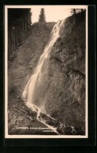 AK Dornbirn, am Alploch-Wasserfall