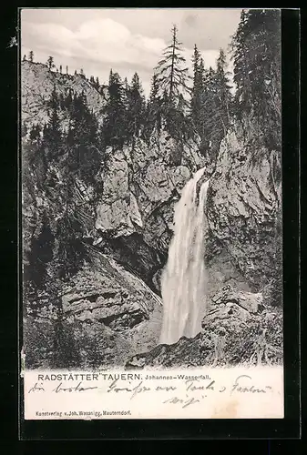 AK Radstätter Tauern, am Johannes-Wasserfall