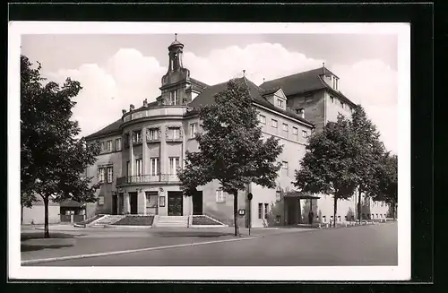 AK Heilbronn a. N., vor dem Stadttheater