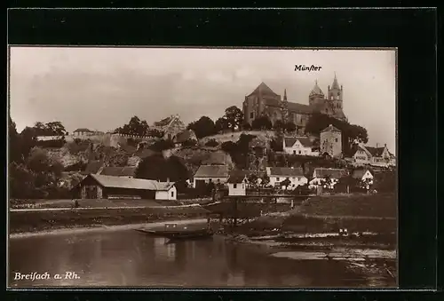 AK Breisach a. Rh., Blick auf das Münster