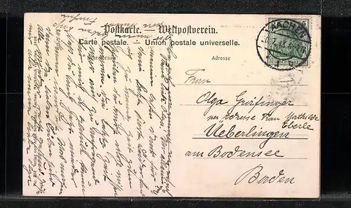 AK Aachen, Villen in der Nizzaallee