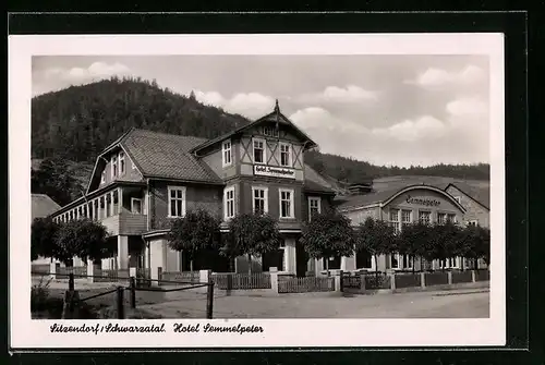 AK Sitzendorf / Schwarzatal, Hotel Semmelpeter