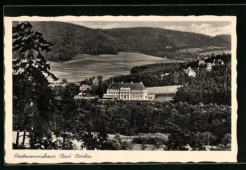 AK Bad Berka, Panoramablick auf das Hartmannshaus