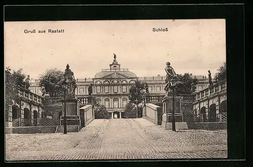 AK Rastatt, Schloss mit Eingang