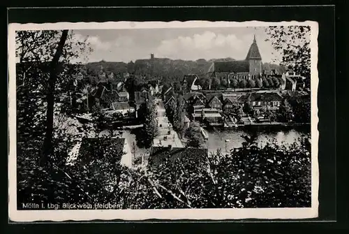 AK Mölln i. Lbg., Blick vom Heidberg