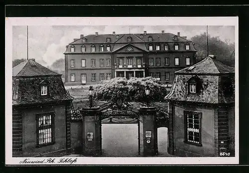 AK Neuwied a. Rh., Schloss mit Eingang