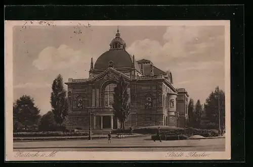 AK Rostock, Städt. Theater