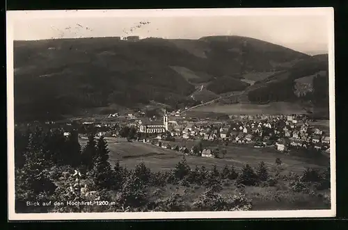 AK Neustadt / Schwarzwald, Totale mit Blick auf den Hochfirst