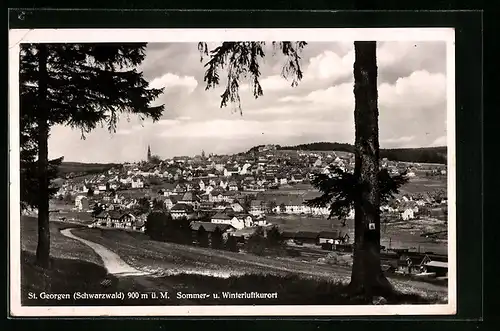 AK St. Georgen / Schwarzwald, Totalansicht