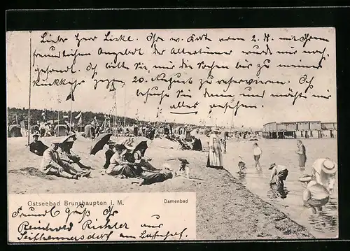 AK Brunshaupten i. M., Damenbad