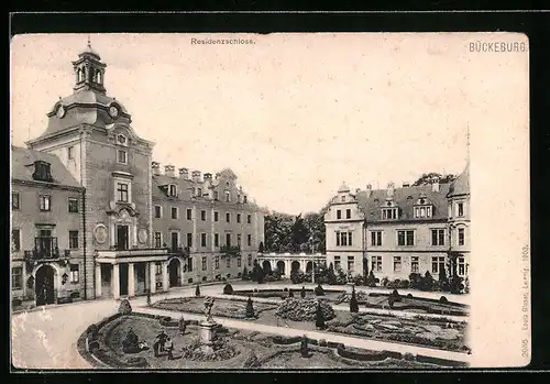 AK Bückeburg, Residenzschloss mit Anlagen