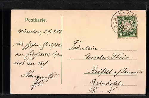 AK München, Wittelsbachbrunnen