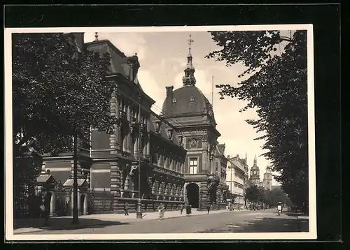 AK Alt-Dessau, Gebäudeansicht
