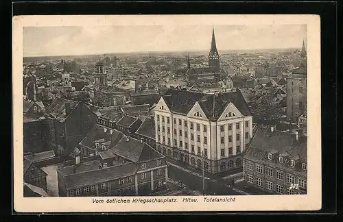 AK Mitau, Totalansicht mit Kirche