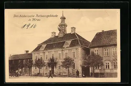 AK Mitau, Das historische Rathausgebäude