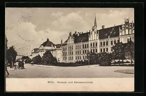 AK Riga, Museum und Kommerzschule