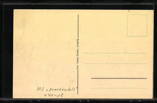 AK Bornhofen /Rh., Ortsansicht mit Burgruinen Sternberg und Liebenstein sowie MS Drachenfels