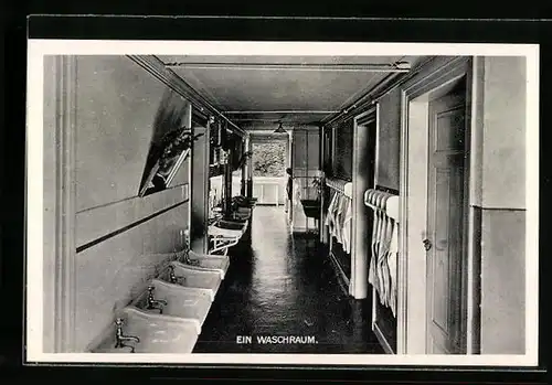AK Imnau /Hohenz., Kinder-Genesungsheim, Waschraum