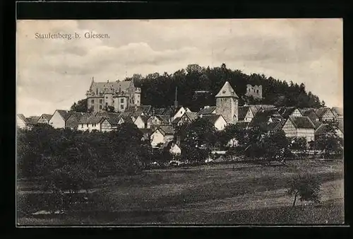 AK Staufenberg bei Giessen, Panorama des Ortes