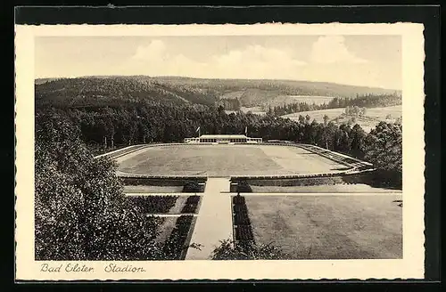 AK Bad Elster, Stadion von oben gesehen