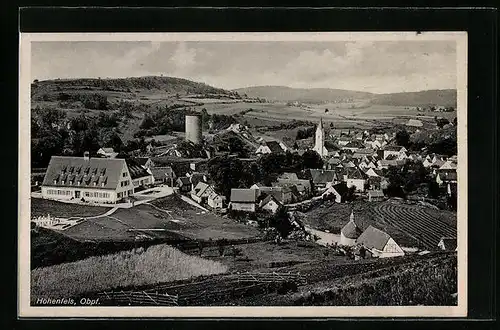 AK Hohenfels /Obpf., Ortsansicht aus der Vogelschau