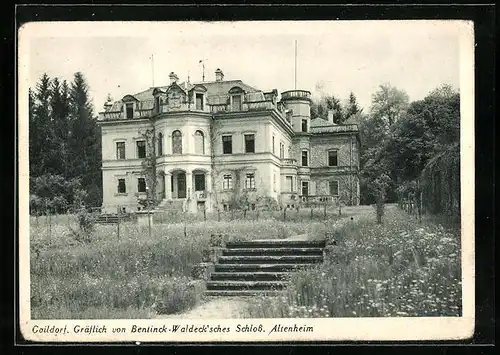 AK Gaildorf, Gräflich von Bentinck-Waldecksches Schloss / Altenheim