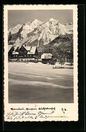 AK Ramsau, Pension Kielhuberhof im Winter