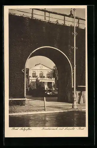 AK Bad Salzuflen, Gradierwerk mit Leopold-Bad