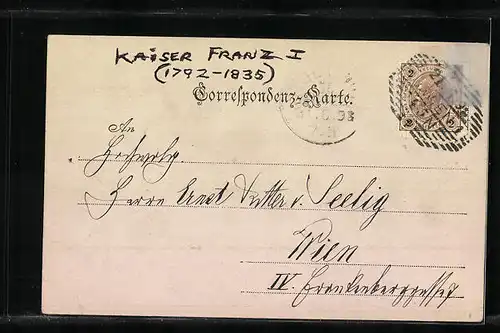 AK Wien, Denkmal Kaiser Franz I.