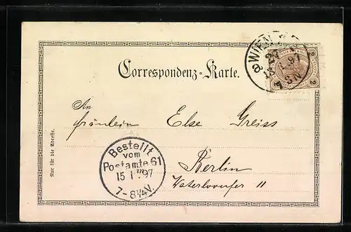 AK Wien, Rathhaus, Reichsrathsgebäude mit Franzensring