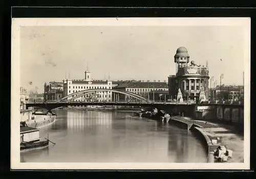 AK Wien, Aspernbrücke mit Urania