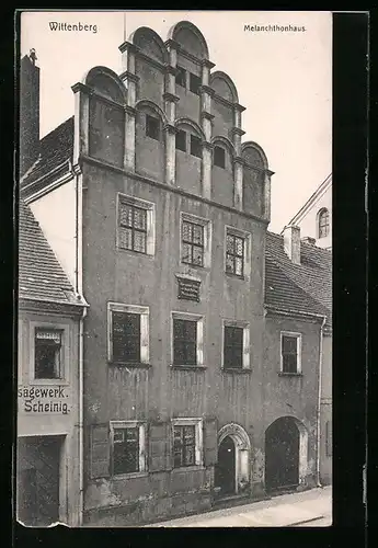 AK Wittenberg, Melanchthonhaus, Vorderansicht