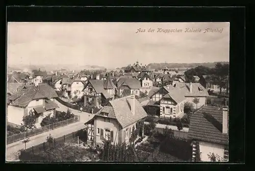 AK Altenhof, Kruppsche Kolonie aus der Vogelschau