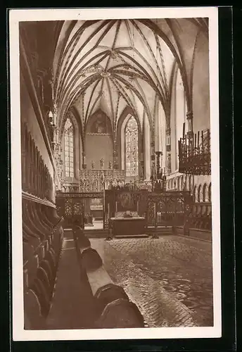AK Marienburg, Marienkirche im Hochschloss, Blick nach Osten