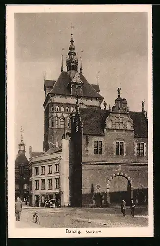 AK Danzig, Blick auf den Stockturm