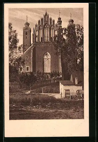 AK Deutsch-Eylau, Blick auf die Kirche