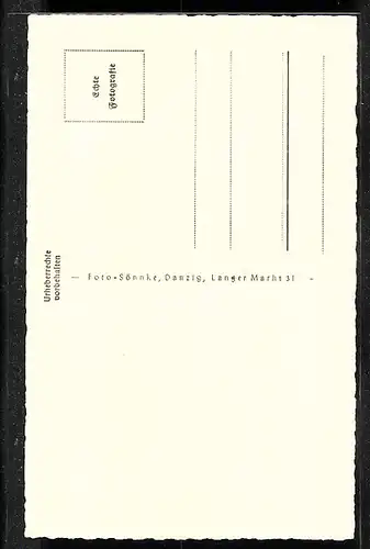 AK Danzig, Blick auf St. Katharinen