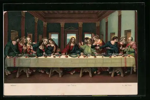Künstler-AK Stengel & Co. Nr. 29865: La Cena