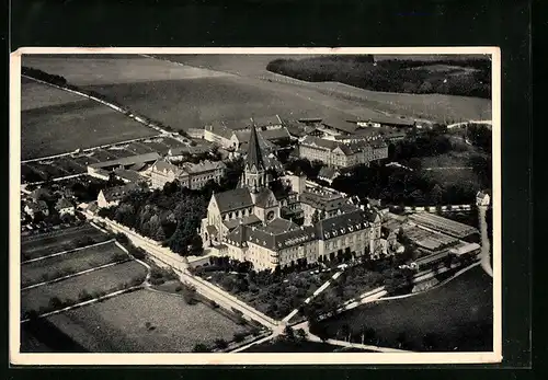 AK St. Ottilien, Erzabtei aus dem Flugzeug gesehen