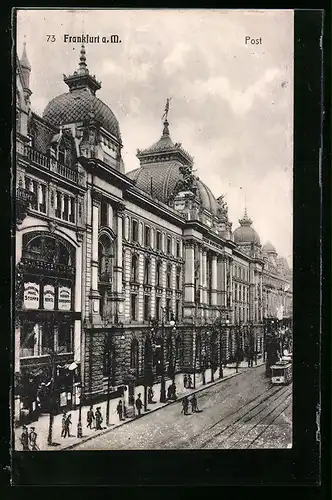 AK Frankfurt a. M., Ansicht der Post