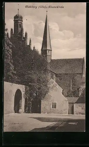 AK Mühlberg /Elbe, Ansicht der Klosterkirche