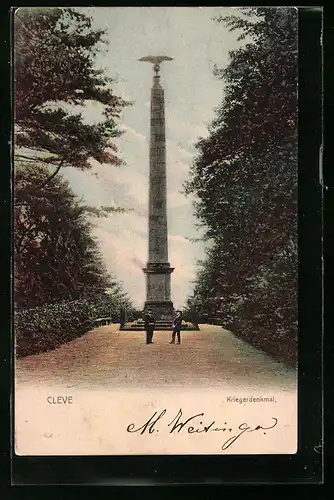 AK Cleve, Am Kriegerdenkmal