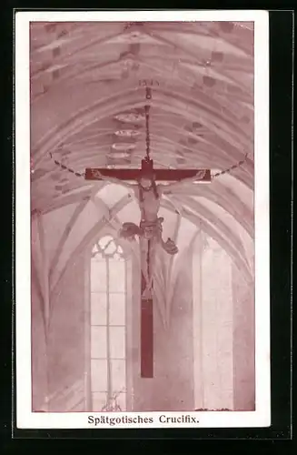 AK Schwaigern, Spätgotisches Crucifix