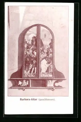 AK Schwaigern, Barbara-Altar (geschlossen)