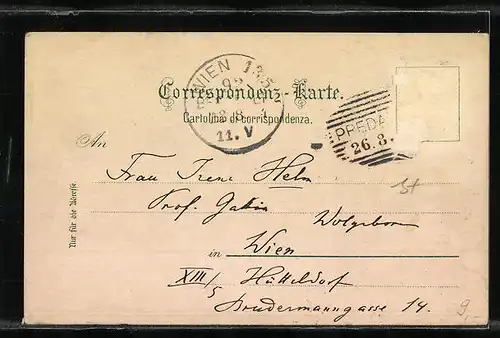 AK Predazzo, Wasserfall, Gesamtansicht