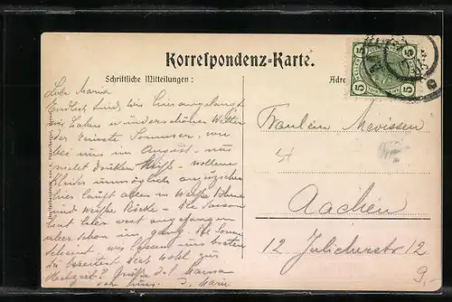 Künstler-AK Meran, Ansicht vom Palast Hotel