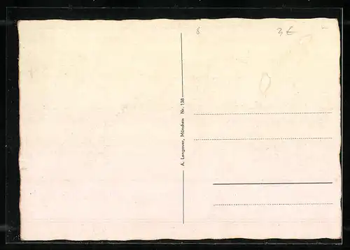 AK München, Frauenkirche aus der Vogelschau